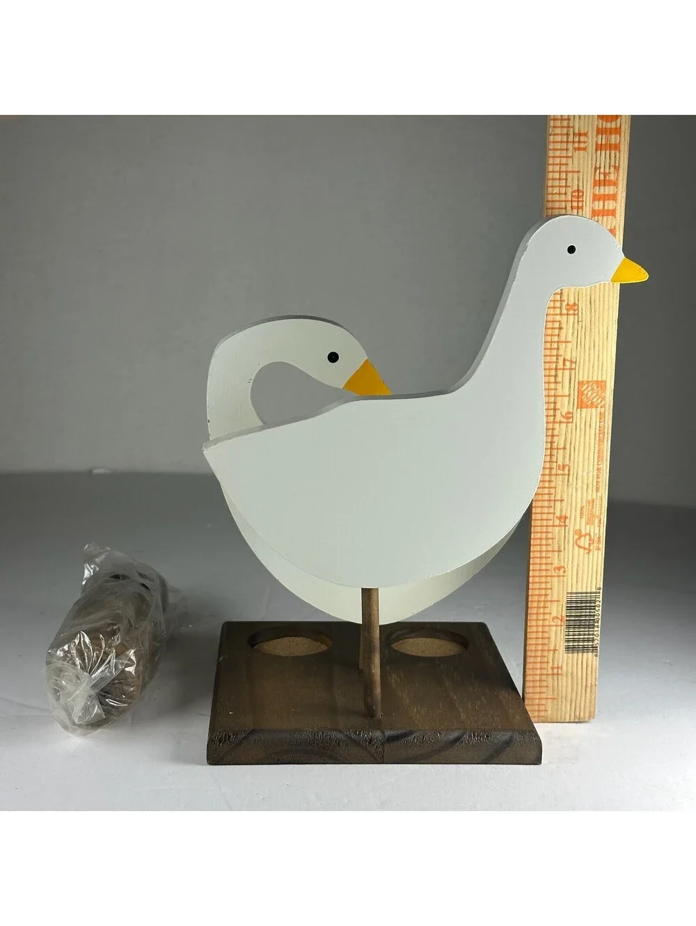 Vintage House of Lloyd Country Geese Napkin Holder Wood Decor S-12